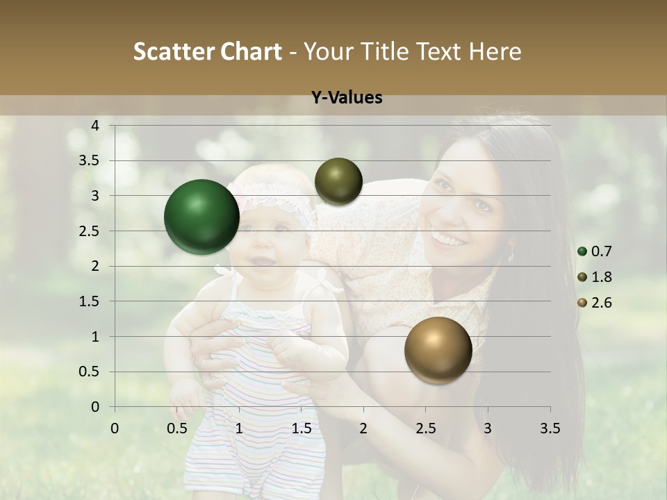 A Woman Holding A Baby In Her Arms PowerPoint Template