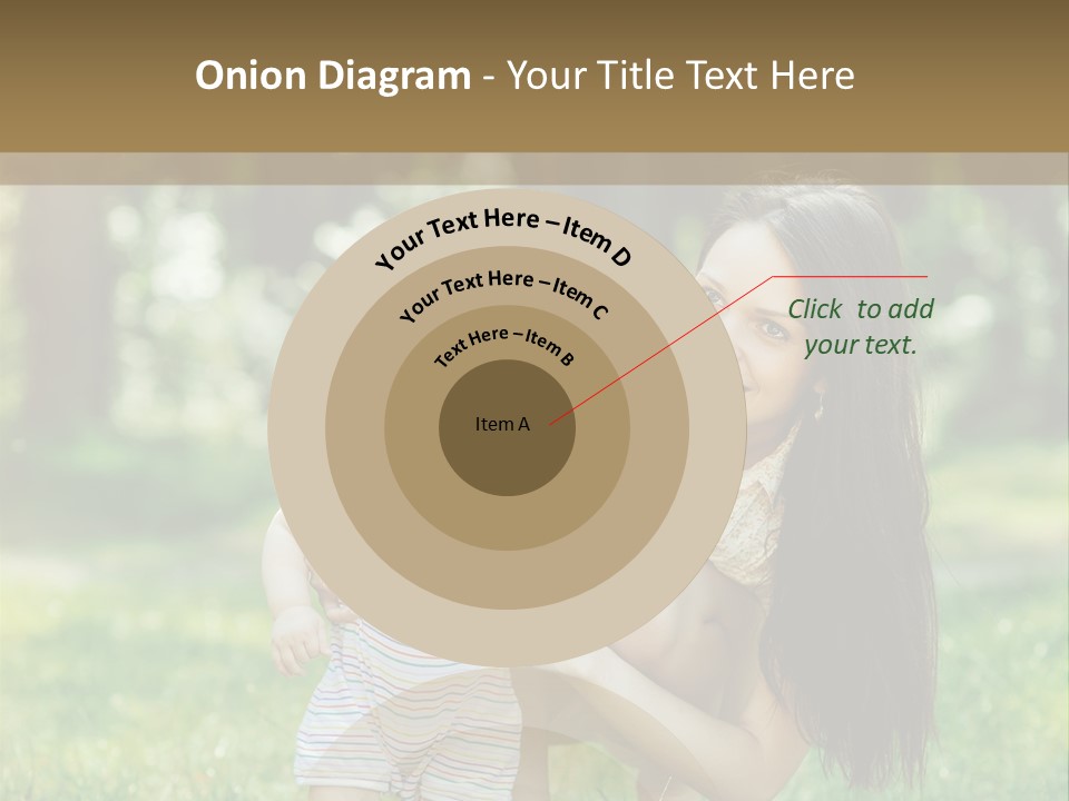 A Woman Holding A Baby In Her Arms PowerPoint Template