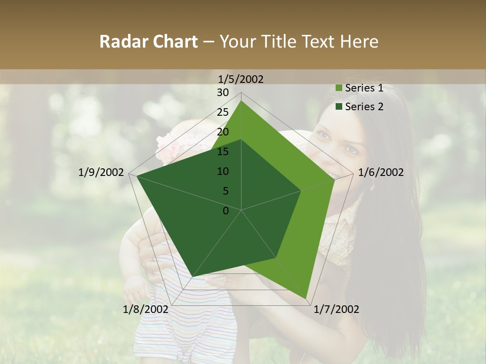 A Woman Holding A Baby In Her Arms PowerPoint Template