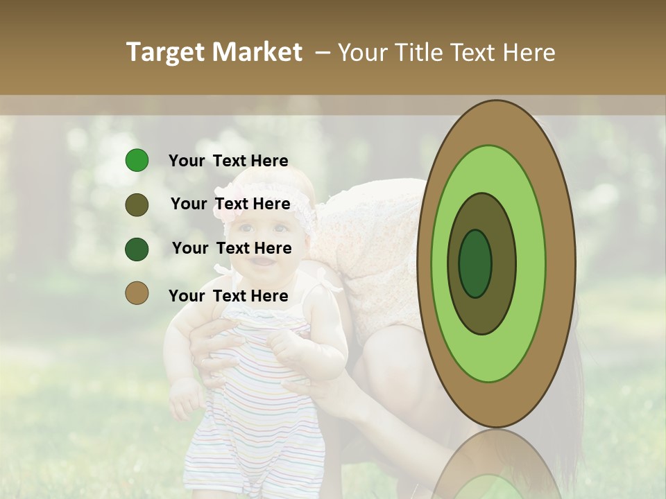 A Woman Holding A Baby In Her Arms PowerPoint Template