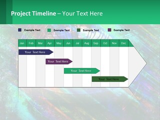 A Colorful Eye With An Abstract Background PowerPoint Template