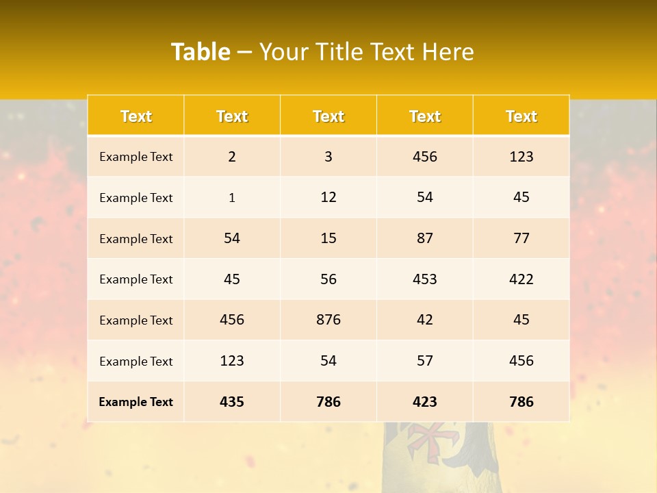 A Hand With A Peace Sign Painted On It PowerPoint Template