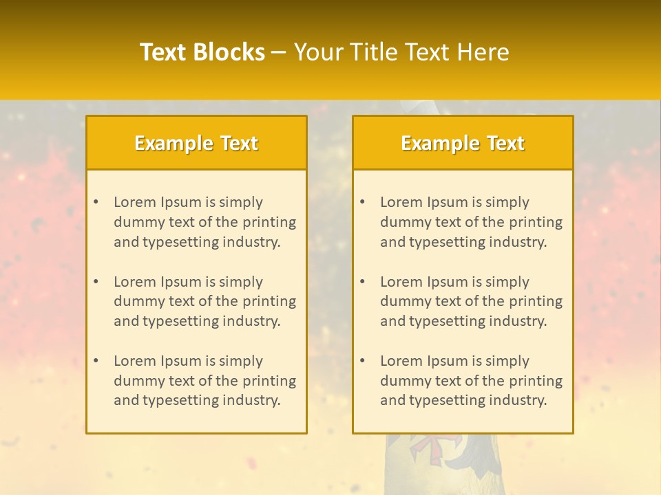 A Hand With A Peace Sign Painted On It PowerPoint Template