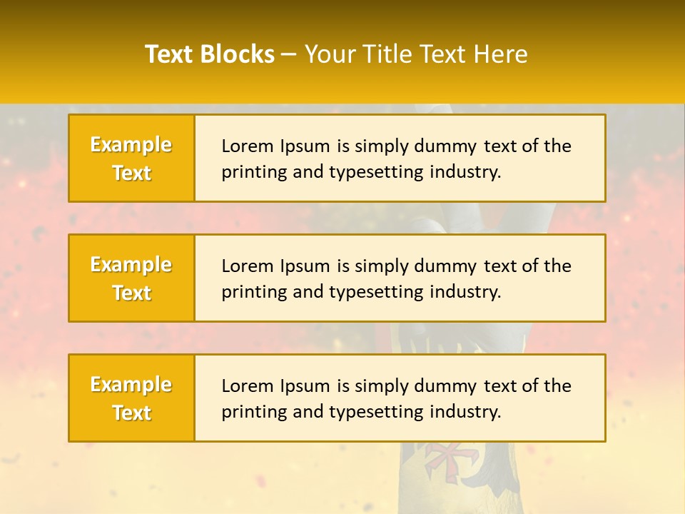A Hand With A Peace Sign Painted On It PowerPoint Template