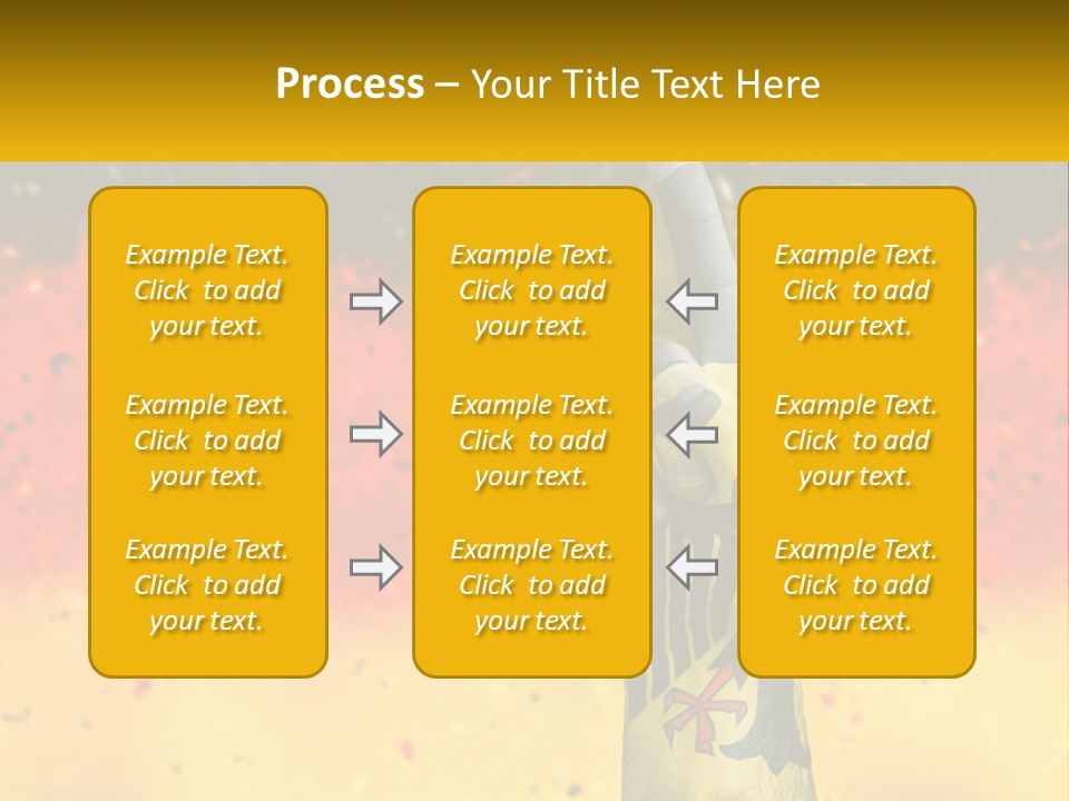A Hand With A Peace Sign Painted On It PowerPoint Template