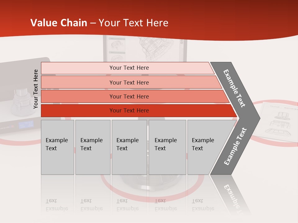 A Computer And A Printer On A Table PowerPoint Template