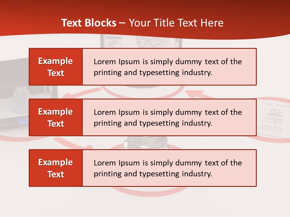 A Computer And A Printer On A Table PowerPoint Template