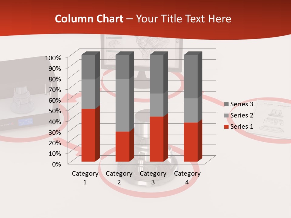 A Computer And A Printer On A Table PowerPoint Template