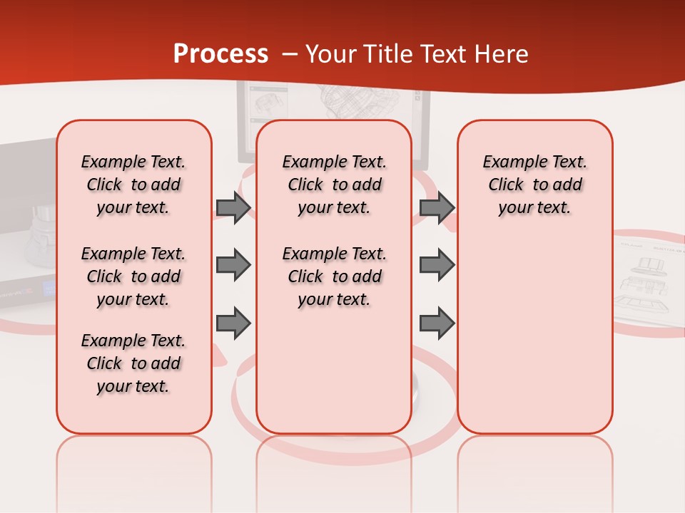 A Computer And A Printer On A Table PowerPoint Template