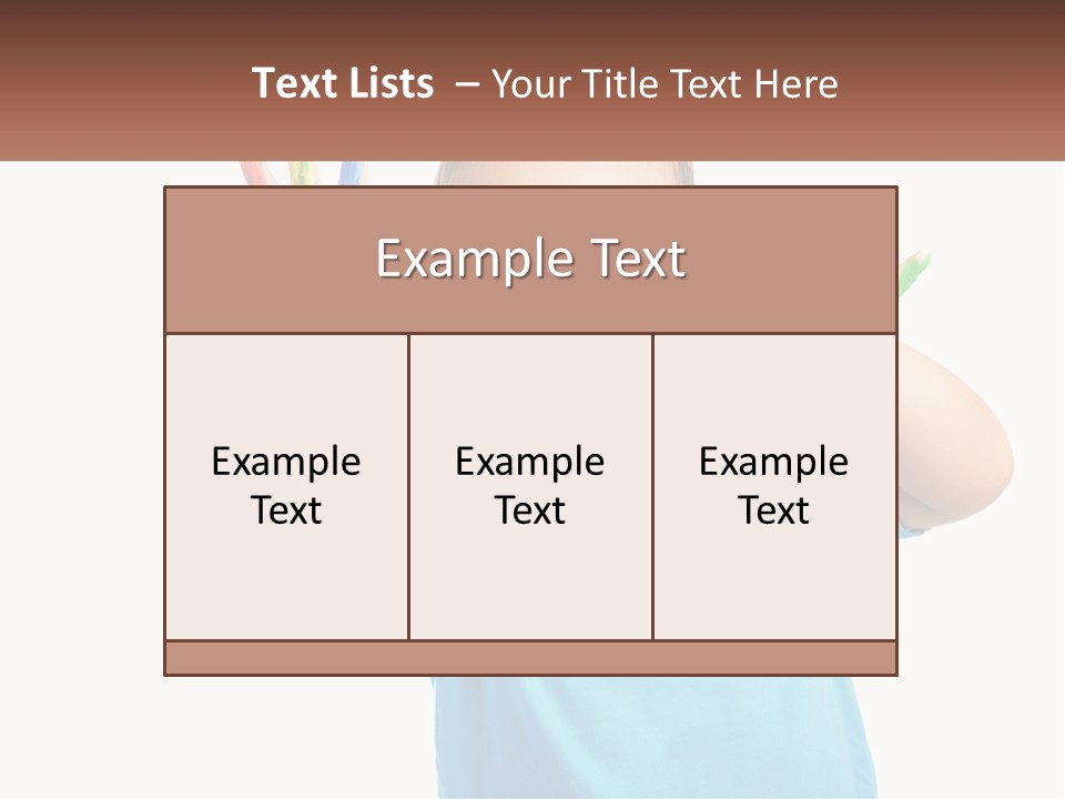 A Young Boy Is Holding His Hands Up To The Camera PowerPoint Template