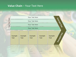 A Group Of Soccer Fans With A Megaphone In Front Of Them PowerPoint Template
