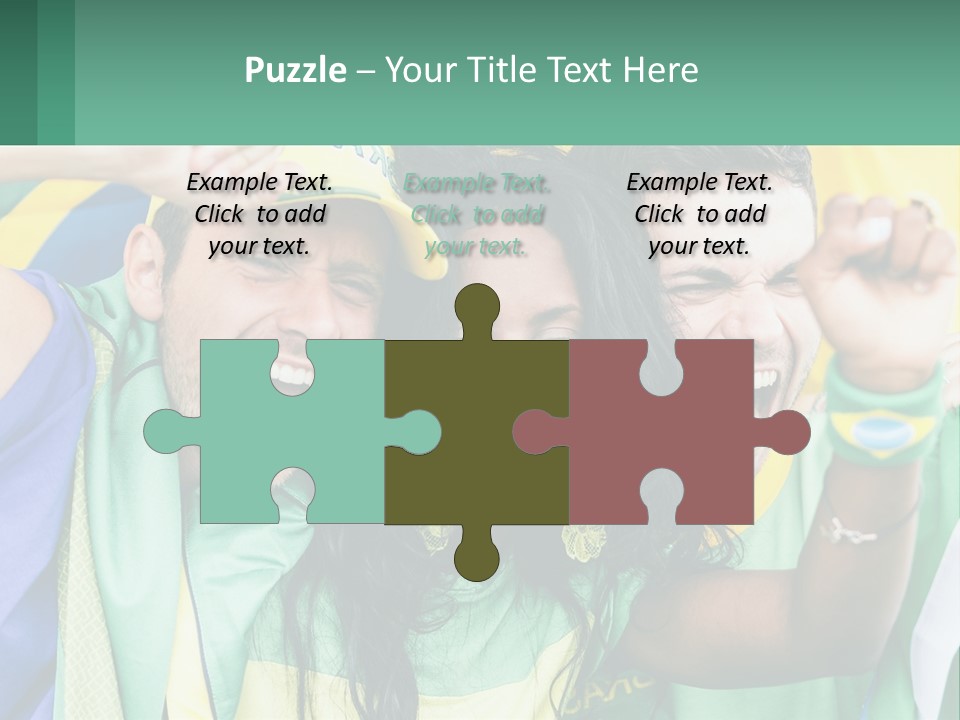 A Group Of People Are Posing For A Picture PowerPoint Template