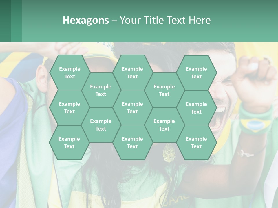 A Group Of People Are Posing For A Picture PowerPoint Template