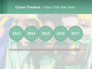 A Group Of People Are Posing For A Picture PowerPoint Template