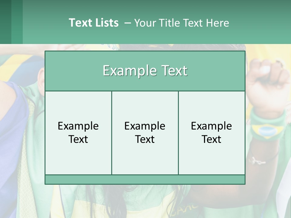 A Group Of People Are Posing For A Picture PowerPoint Template