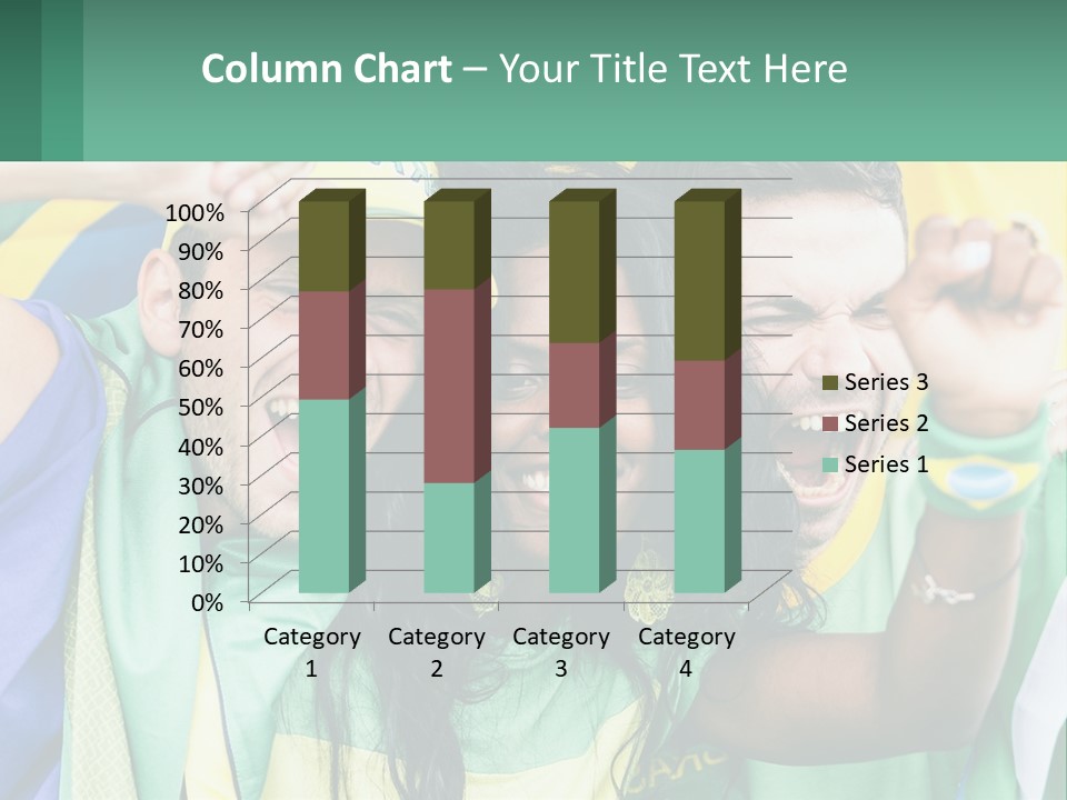 A Group Of People Are Posing For A Picture PowerPoint Template