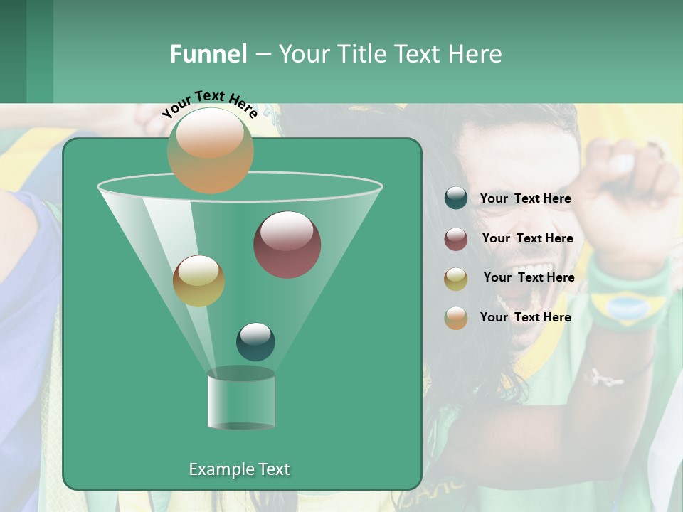 A Group Of People Are Posing For A Picture PowerPoint Template