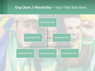 A Group Of People Are Posing For A Picture PowerPoint Template