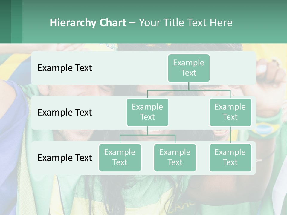 A Group Of People Are Posing For A Picture PowerPoint Template