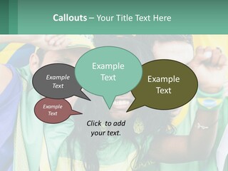 A Group Of People Are Posing For A Picture PowerPoint Template