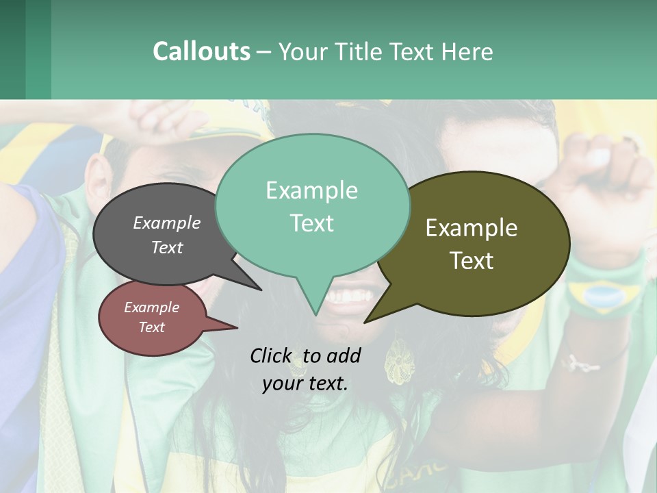 A Group Of People Are Posing For A Picture PowerPoint Template