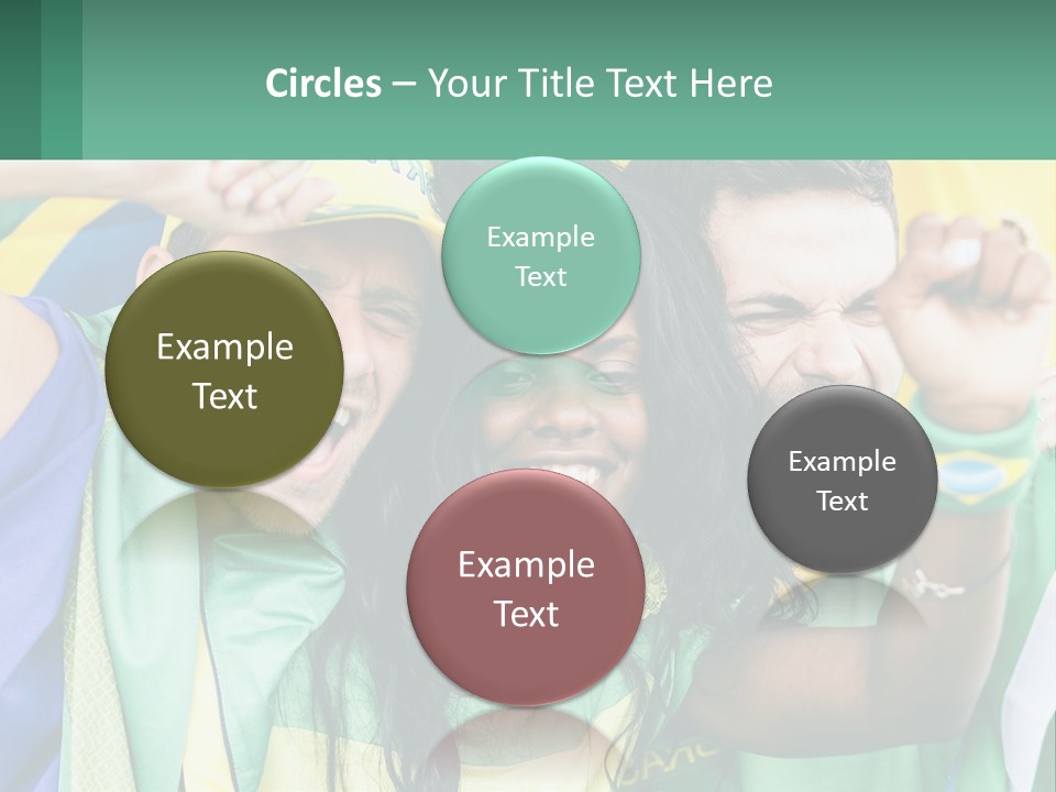 A Group Of People Are Posing For A Picture PowerPoint Template