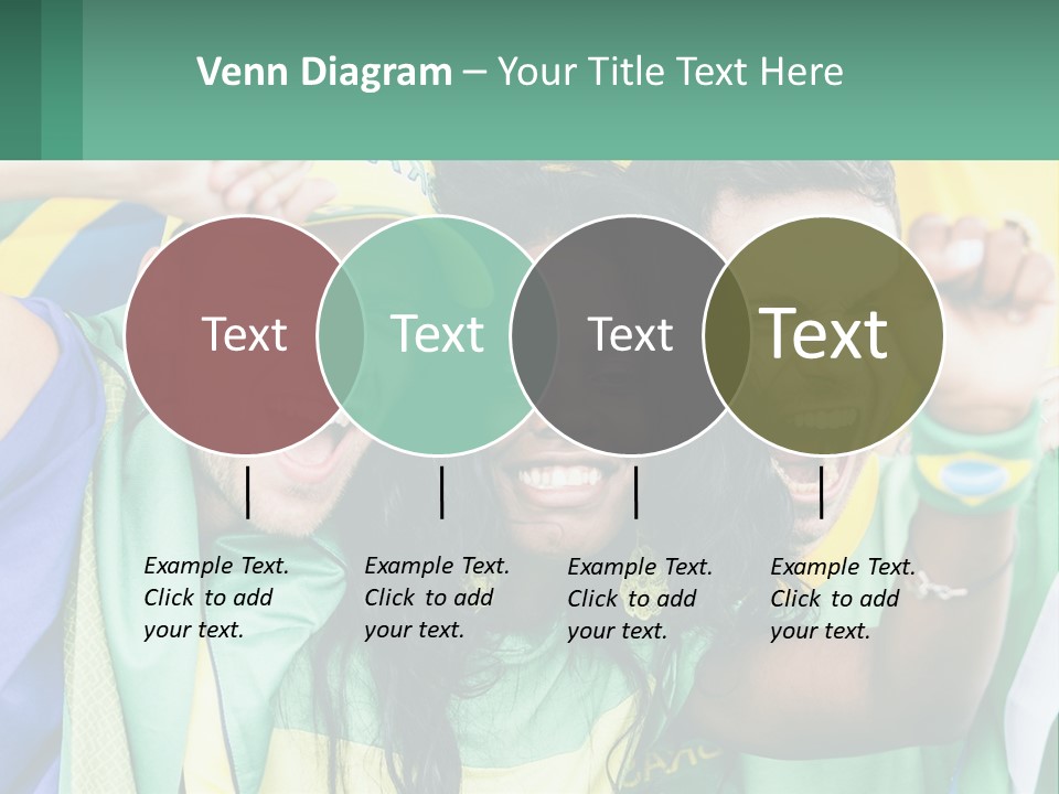 A Group Of People Are Posing For A Picture PowerPoint Template