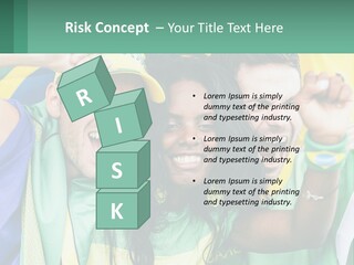 A Group Of People Are Posing For A Picture PowerPoint Template