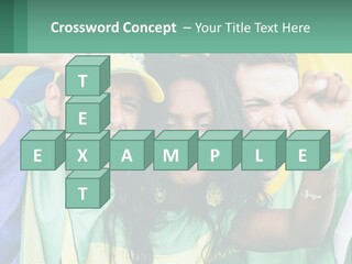 A Group Of People Are Posing For A Picture PowerPoint Template