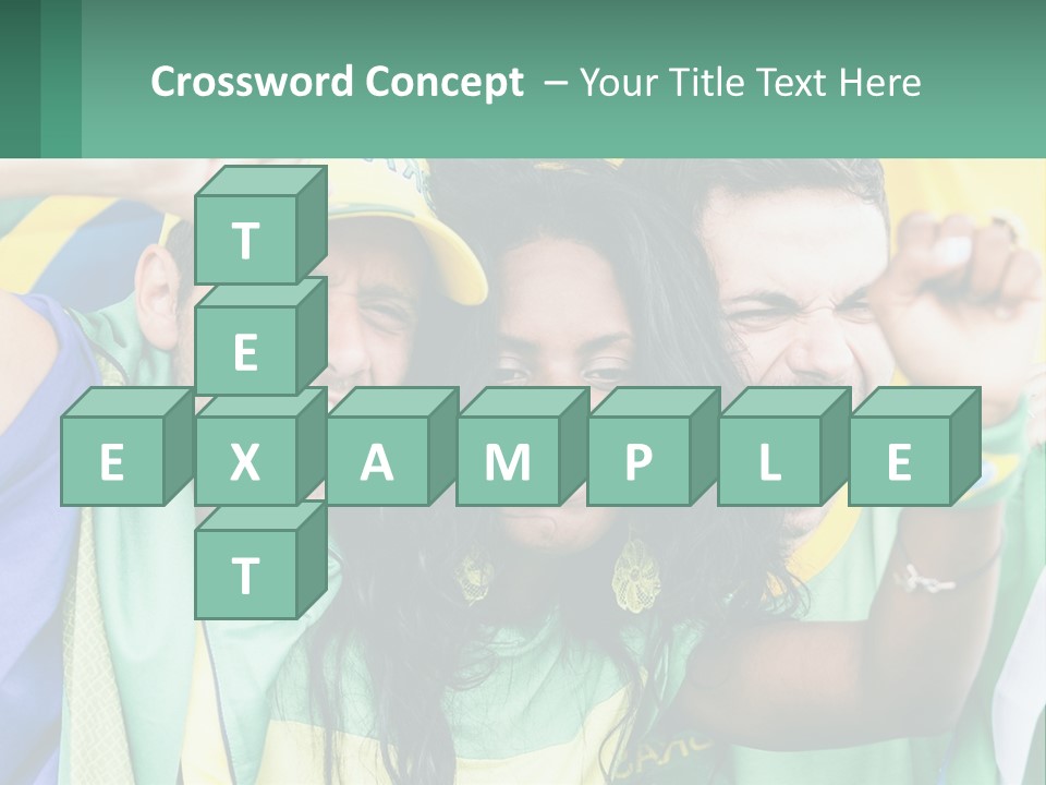 A Group Of People Are Posing For A Picture PowerPoint Template