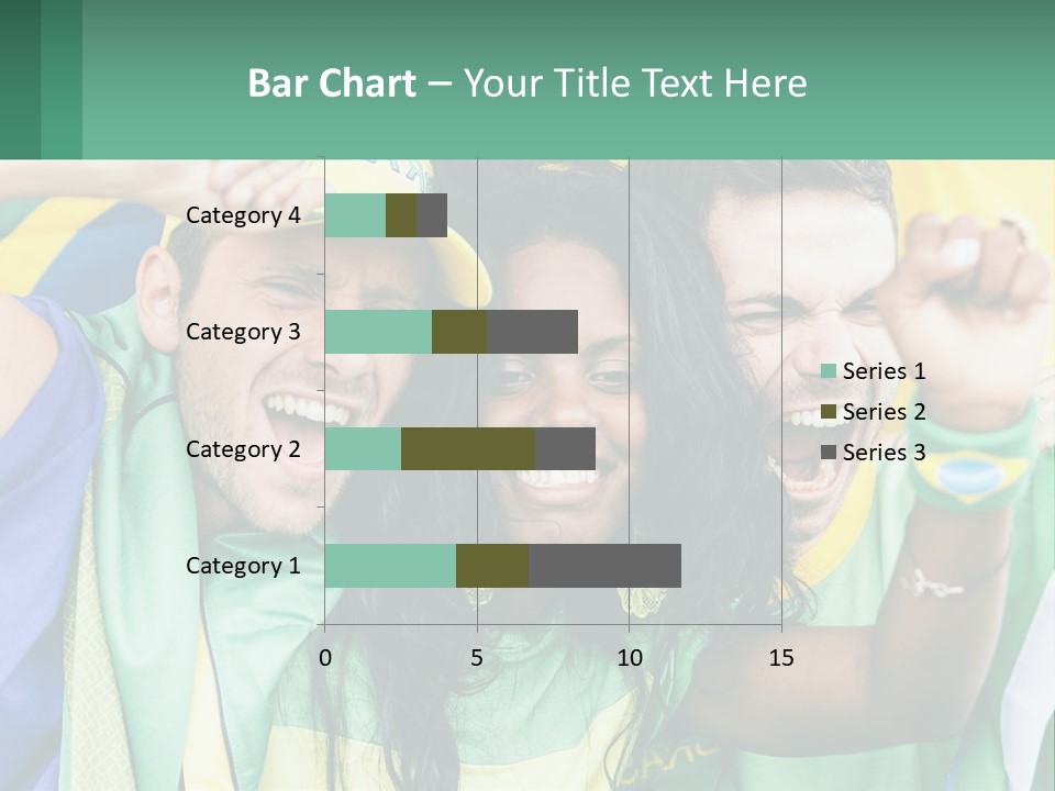 A Group Of People Are Posing For A Picture PowerPoint Template