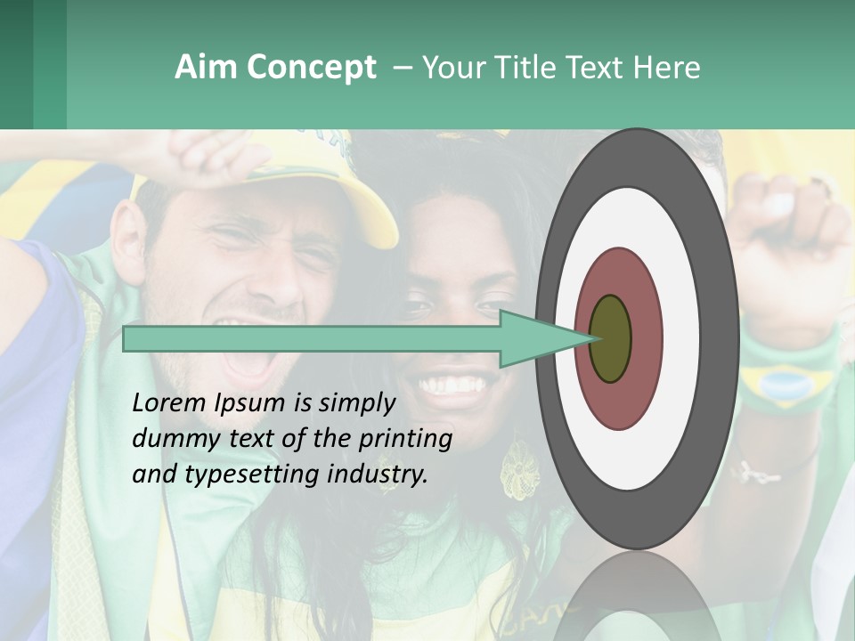 A Group Of People Are Posing For A Picture PowerPoint Template