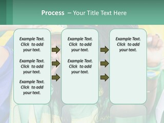 A Group Of People Are Posing For A Picture PowerPoint Template