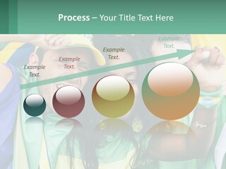 A Group Of People Are Posing For A Picture PowerPoint Template