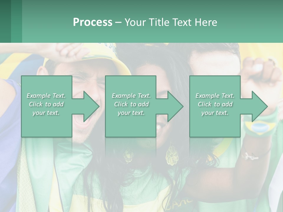A Group Of People Are Posing For A Picture PowerPoint Template