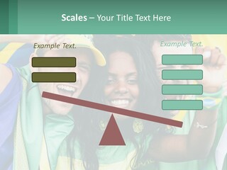 A Group Of People Are Posing For A Picture PowerPoint Template