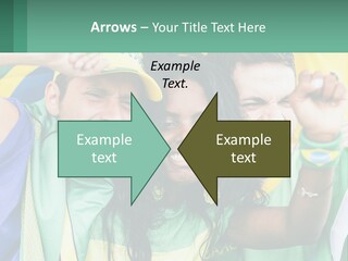 A Group Of People Are Posing For A Picture PowerPoint Template