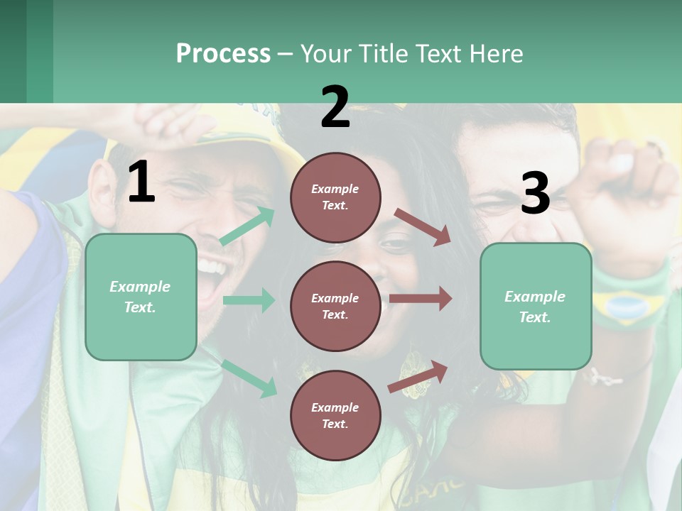 A Group Of People Are Posing For A Picture PowerPoint Template