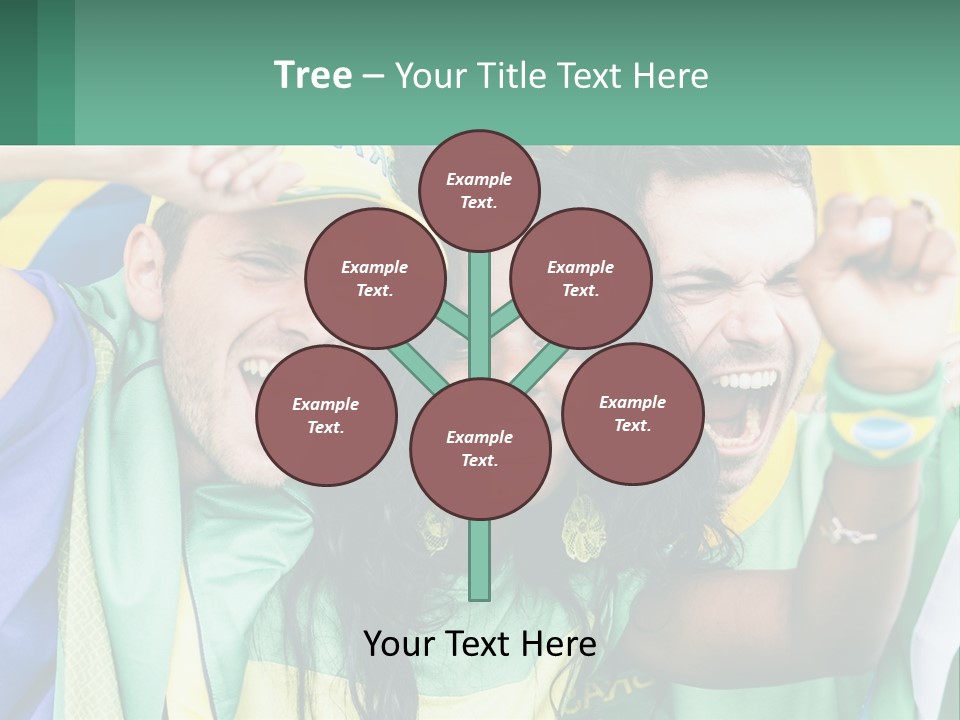 A Group Of People Are Posing For A Picture PowerPoint Template