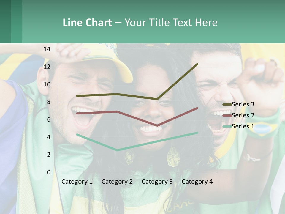 A Group Of People Are Posing For A Picture PowerPoint Template