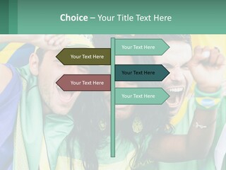 A Group Of People Are Posing For A Picture PowerPoint Template