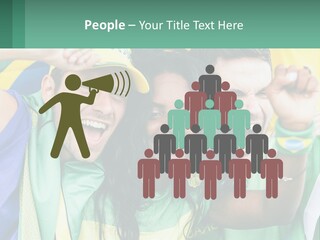 A Group Of People Are Posing For A Picture PowerPoint Template