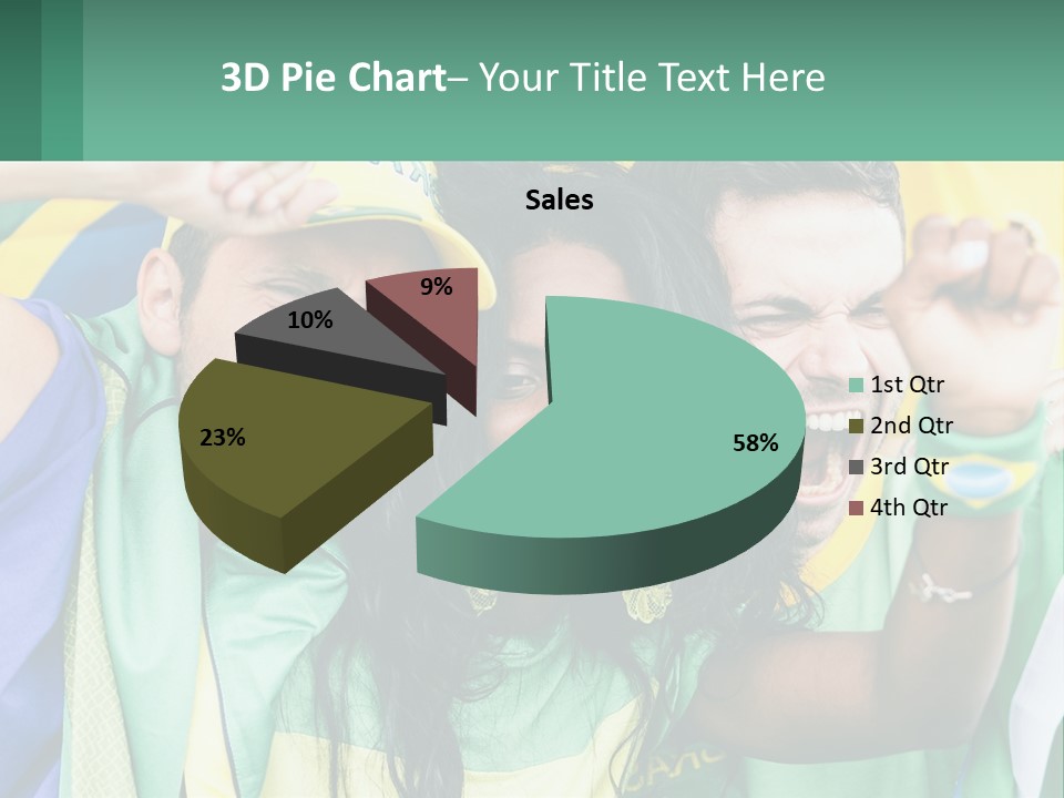 A Group Of People Are Posing For A Picture PowerPoint Template
