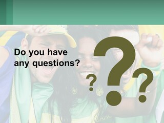 A Group Of People Are Posing For A Picture PowerPoint Template