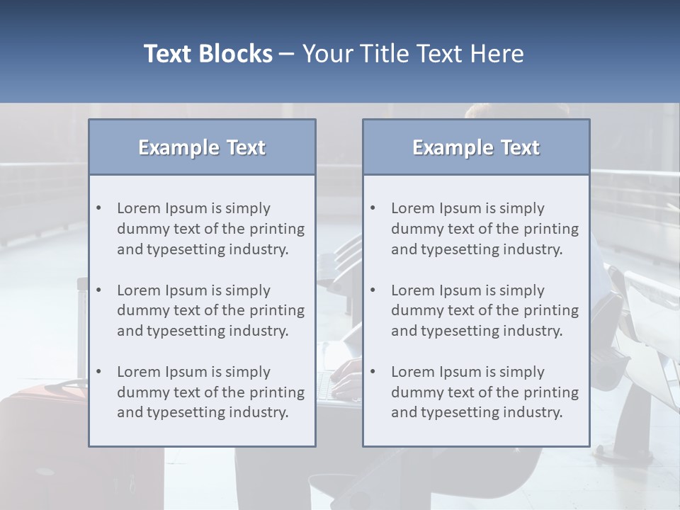 A Man Sitting On A Bench With A Laptop PowerPoint Template
