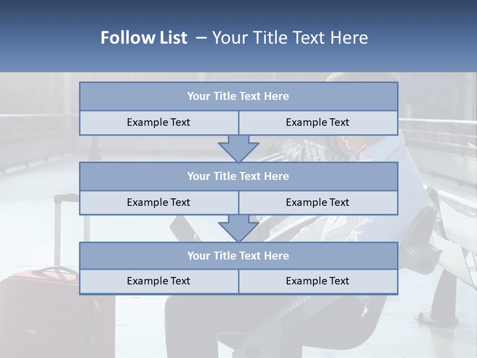A Man Sitting On A Bench With A Laptop PowerPoint Template