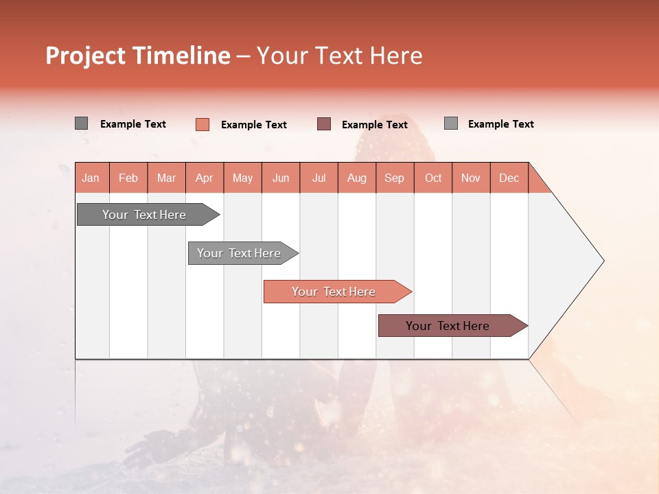 Two People Sitting On A Surfboard In The Water PowerPoint Template