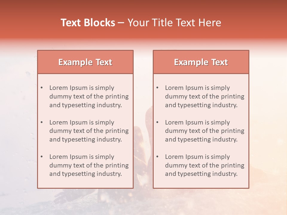 Two People Sitting On A Surfboard In The Water PowerPoint Template
