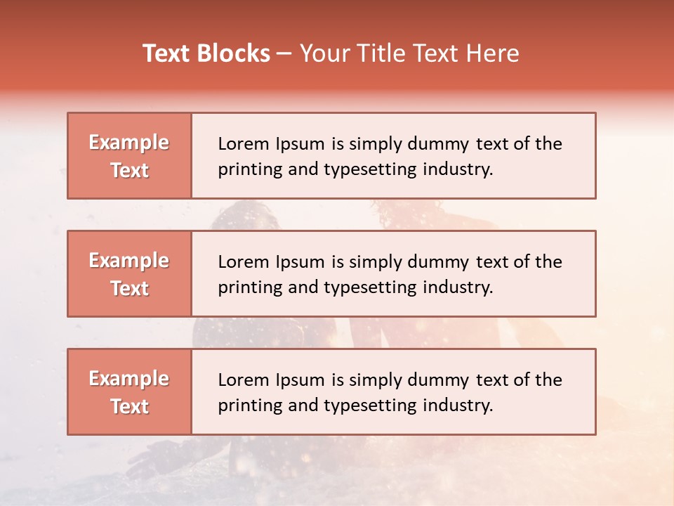 Two People Sitting On A Surfboard In The Water PowerPoint Template