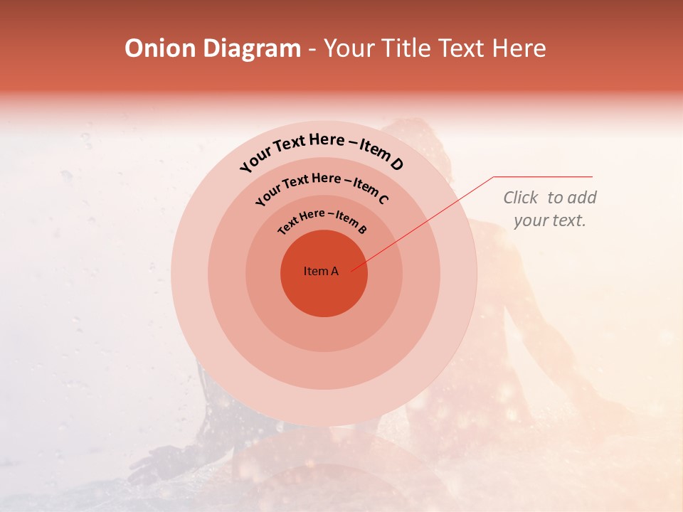 Two People Sitting On A Surfboard In The Water PowerPoint Template